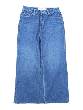 Wide Leg Baggy Blue Jeans
